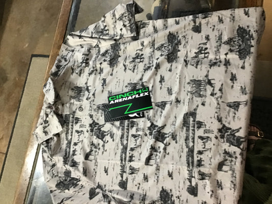 Cinch Men’s Horse Print Polo