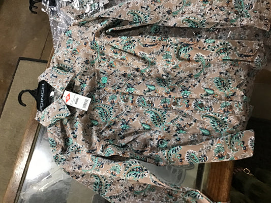 Cinch Multicolored Floral Performance Shirt