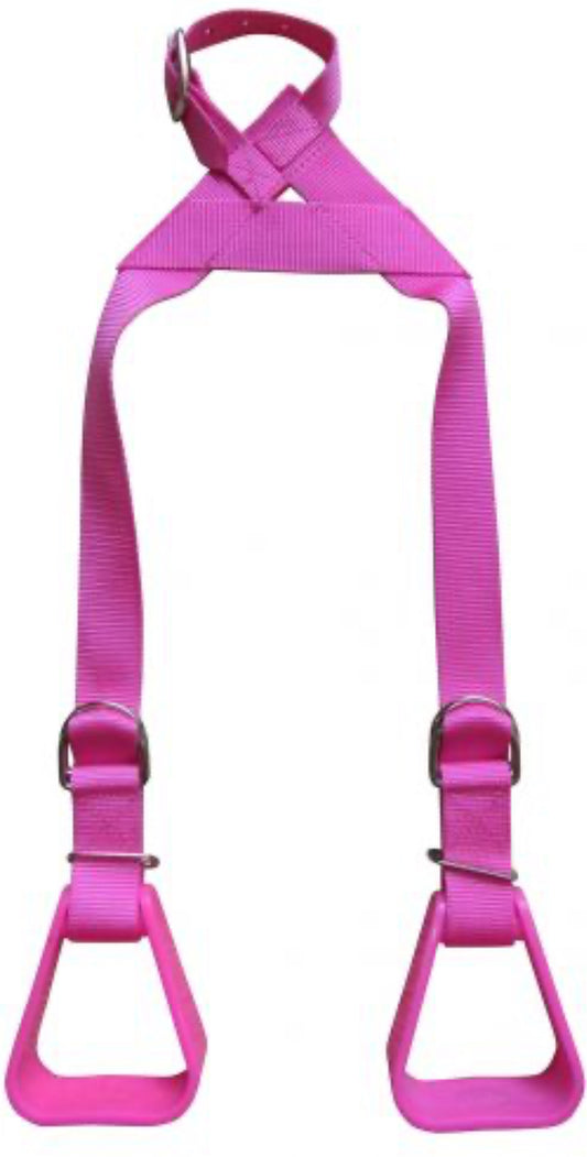 Showman Heavy duty nylon adjustable buddy stirrups
