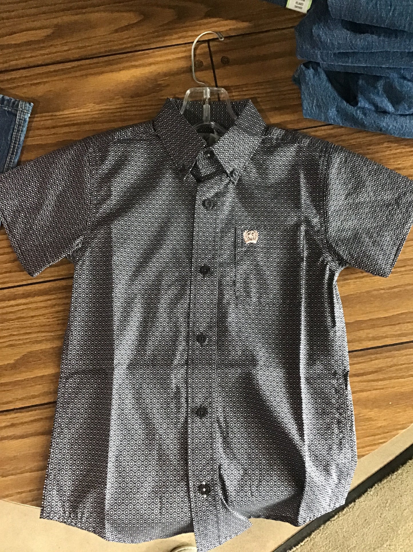 Boys Cinch Grey Print