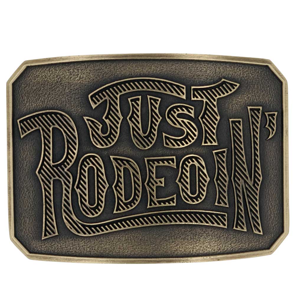 Dale Brisby Just Rodeoin' Attitude Belt Buckle