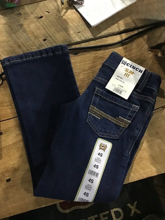 Boys Cinch Slim Dark Stone Jeans