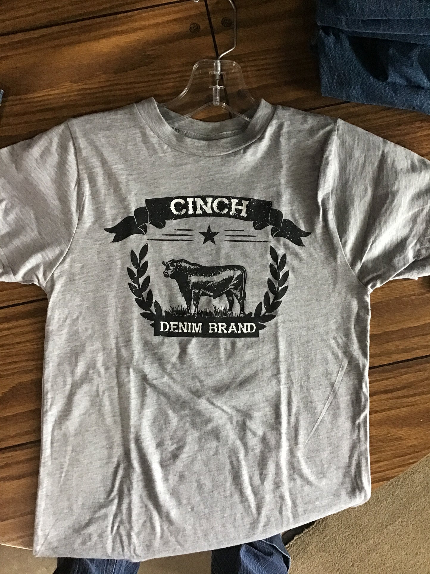 Child’s Cinch Denim Brand Tee