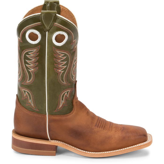 Austin 11" Western Boot - Cognac Brown