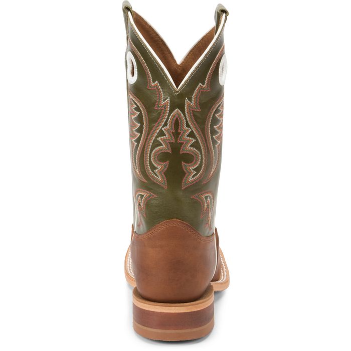 Austin 11" Western Boot - Cognac Brown