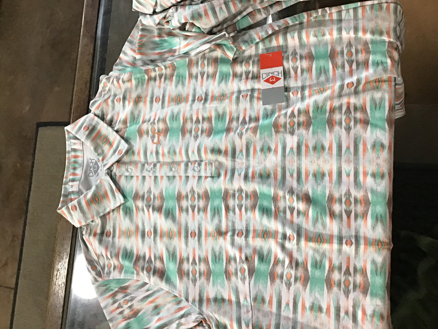 Cinch Women’s Tribal Print Polo