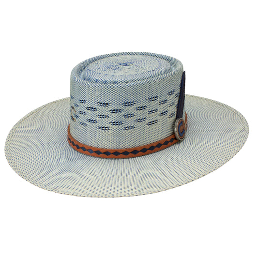 Charlie 1 Horse Blue Roan Straw Hat