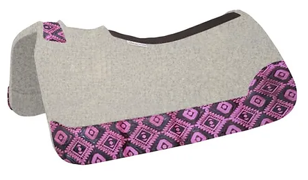 5 Star The All Around Pink Aztec 30"x30" Saddle Pad