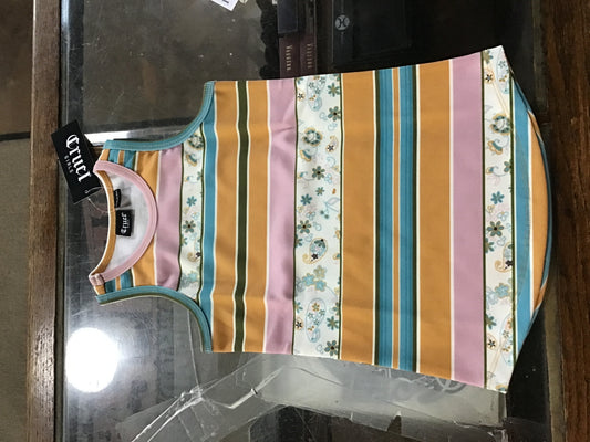 Girls Multicolored Floral Tank