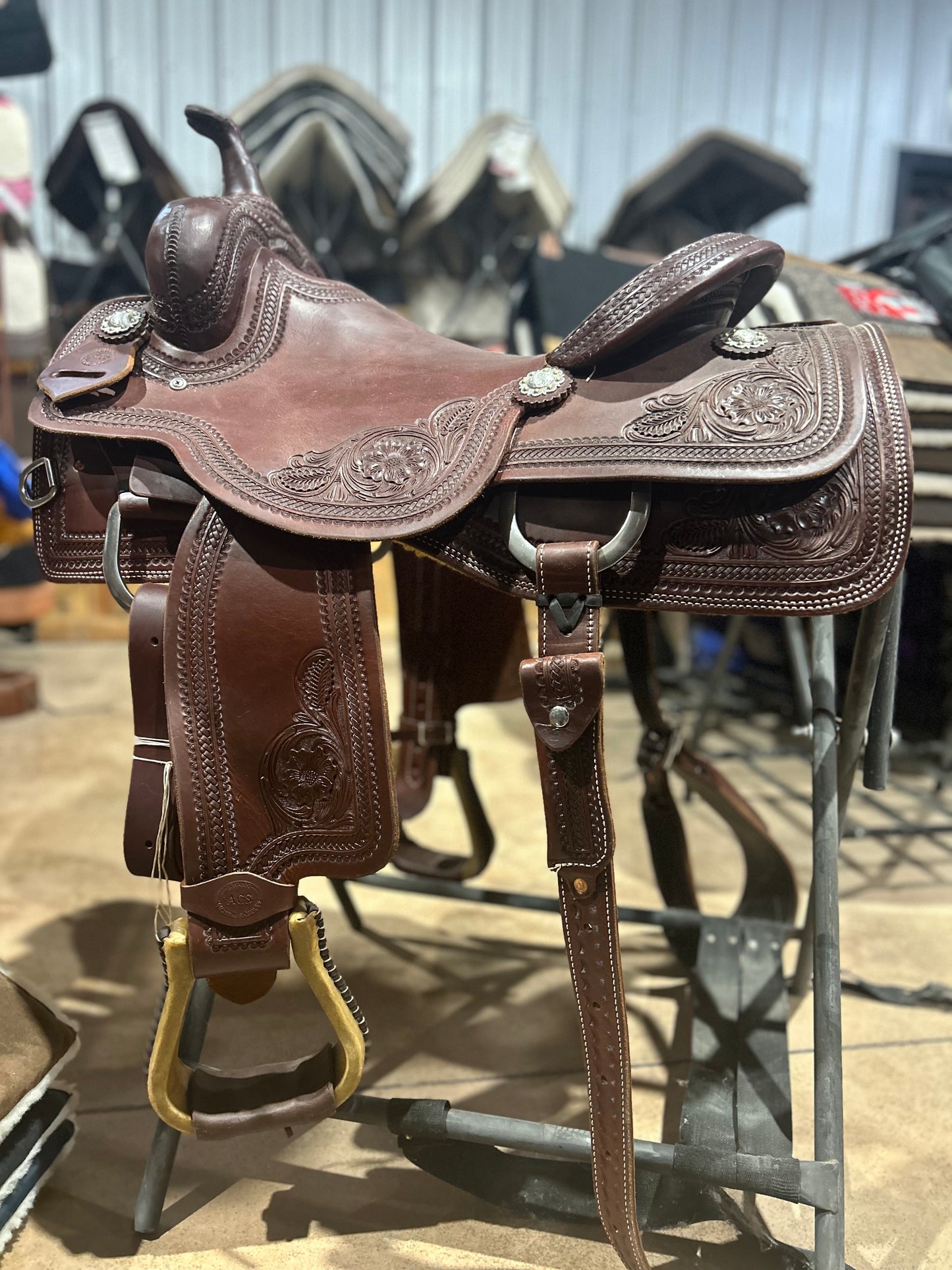 Rusty Amman Saddle