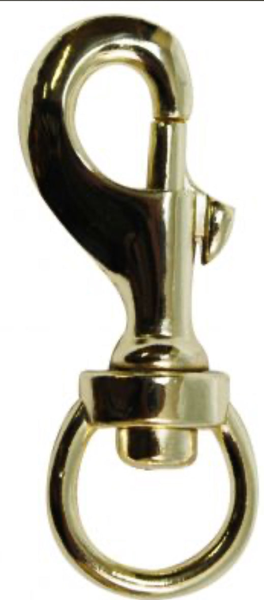 Brass plated bolt snap