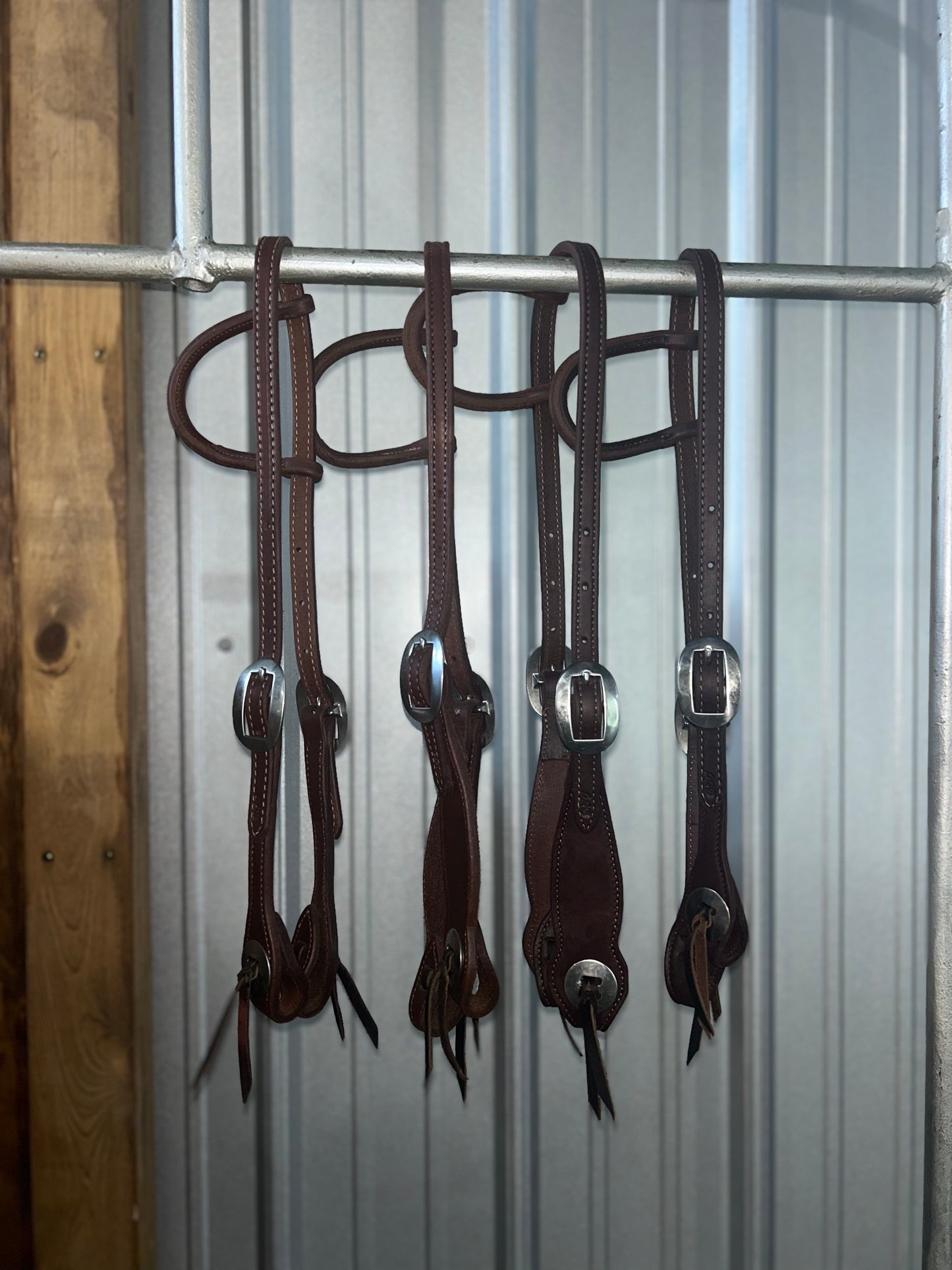 Silver Buckle & Concho Headstalls