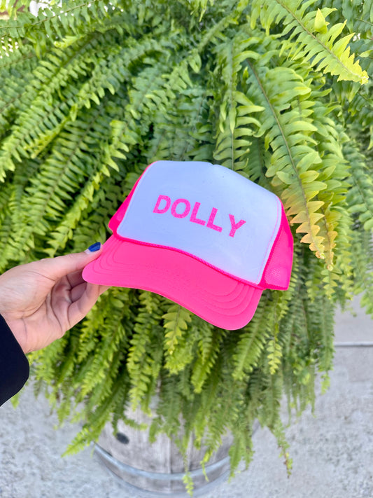 Pink "Dolly" Youth Trucker Hat