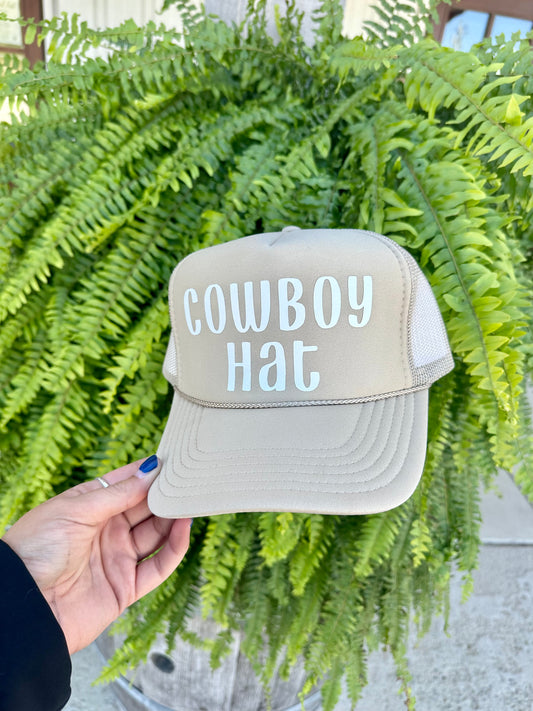 “Cowboy Hat” Trucker Hat
