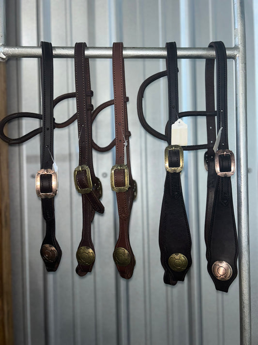 Sunflower Concho One Ear Headstall