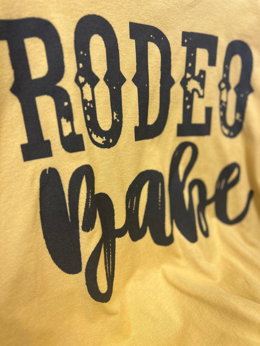 Rodeo Babe Yellow Tee