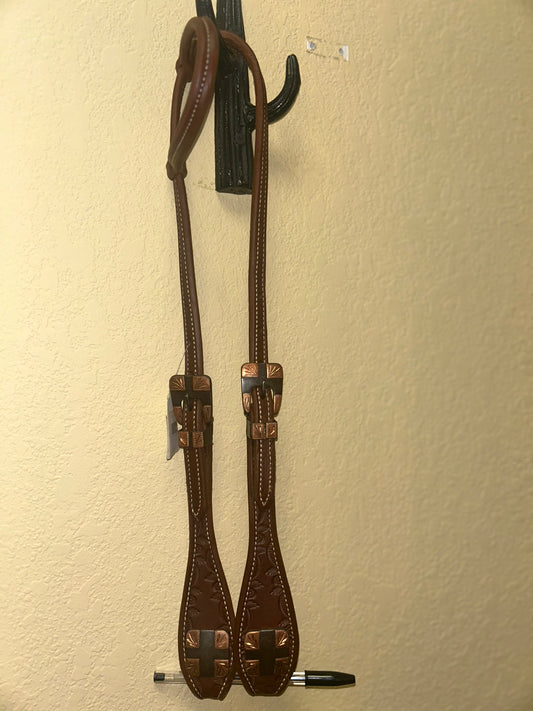 One Ear w/ Copper Buckles