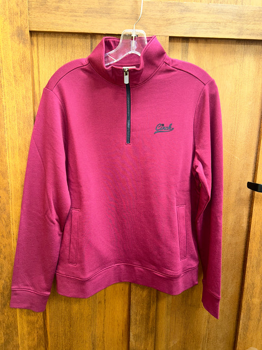 Burgundy Cinch Pullover