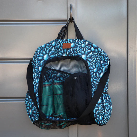 Turquoise Blossom Sport Boot Bag