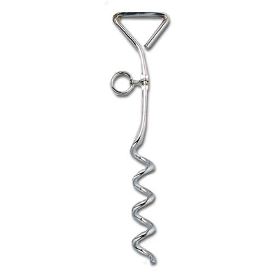 Dog Tie Out Stake "Spiral"