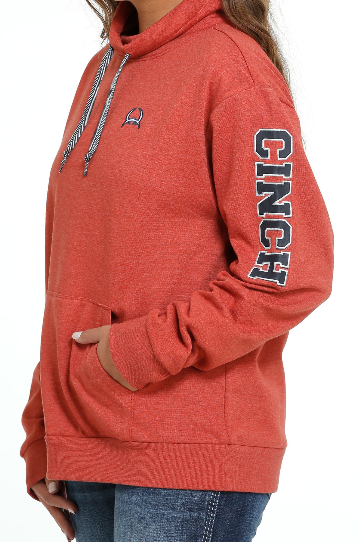 Women's Cinch Pullover - Heather Red