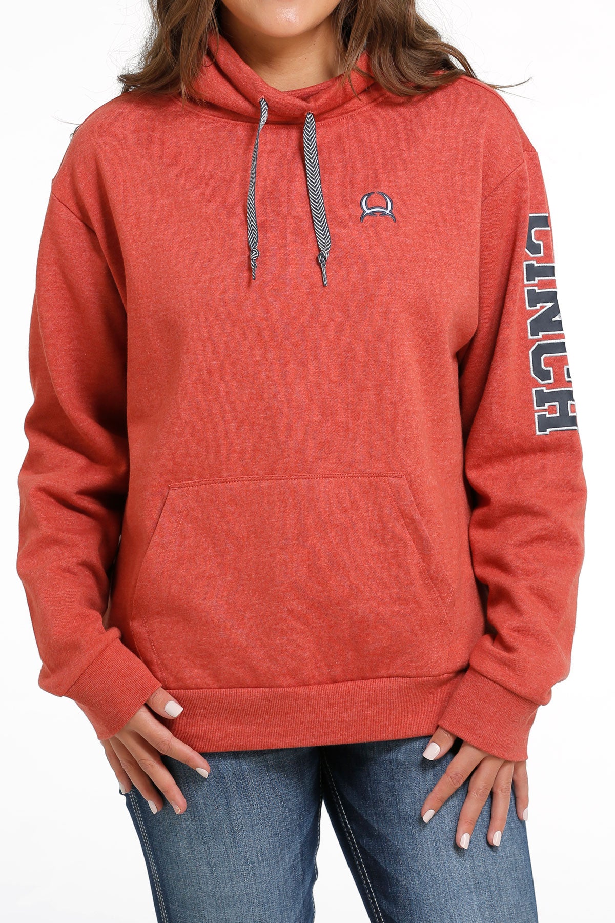 Women's Cinch Pullover - Heather Red