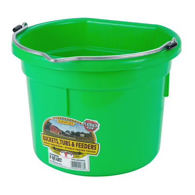 Bucket Little Flatback Multiple Colors 8 QUART