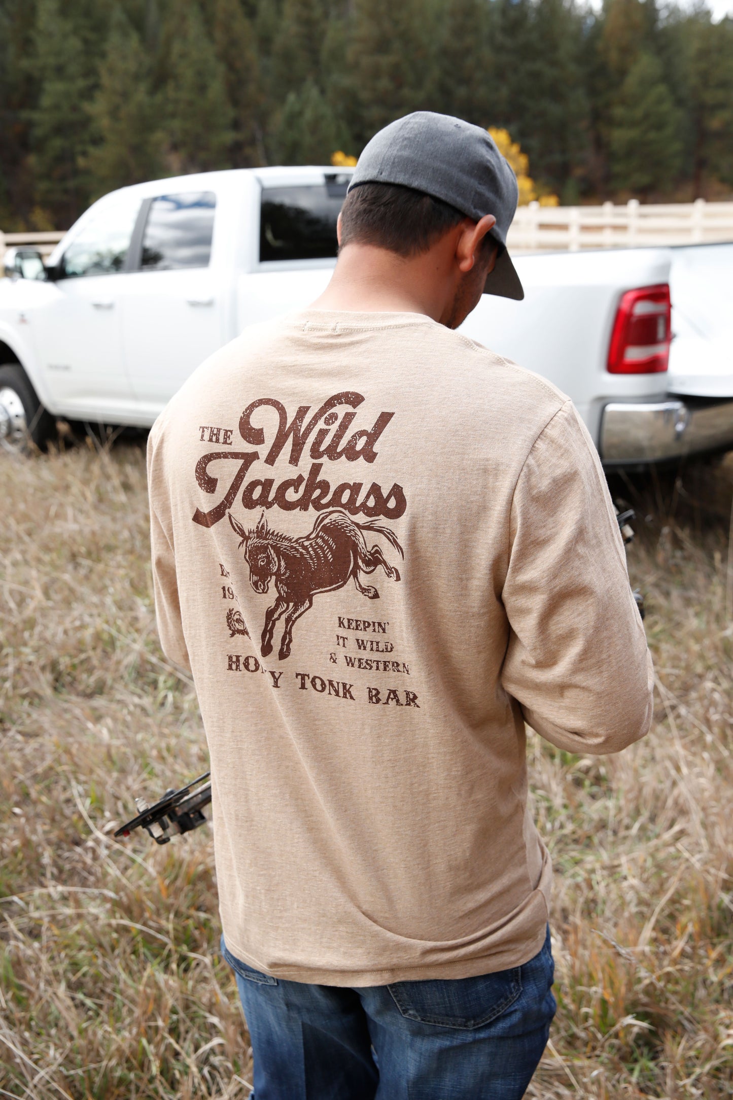 Men's "Wild Jackass" Long Sleeve Tee