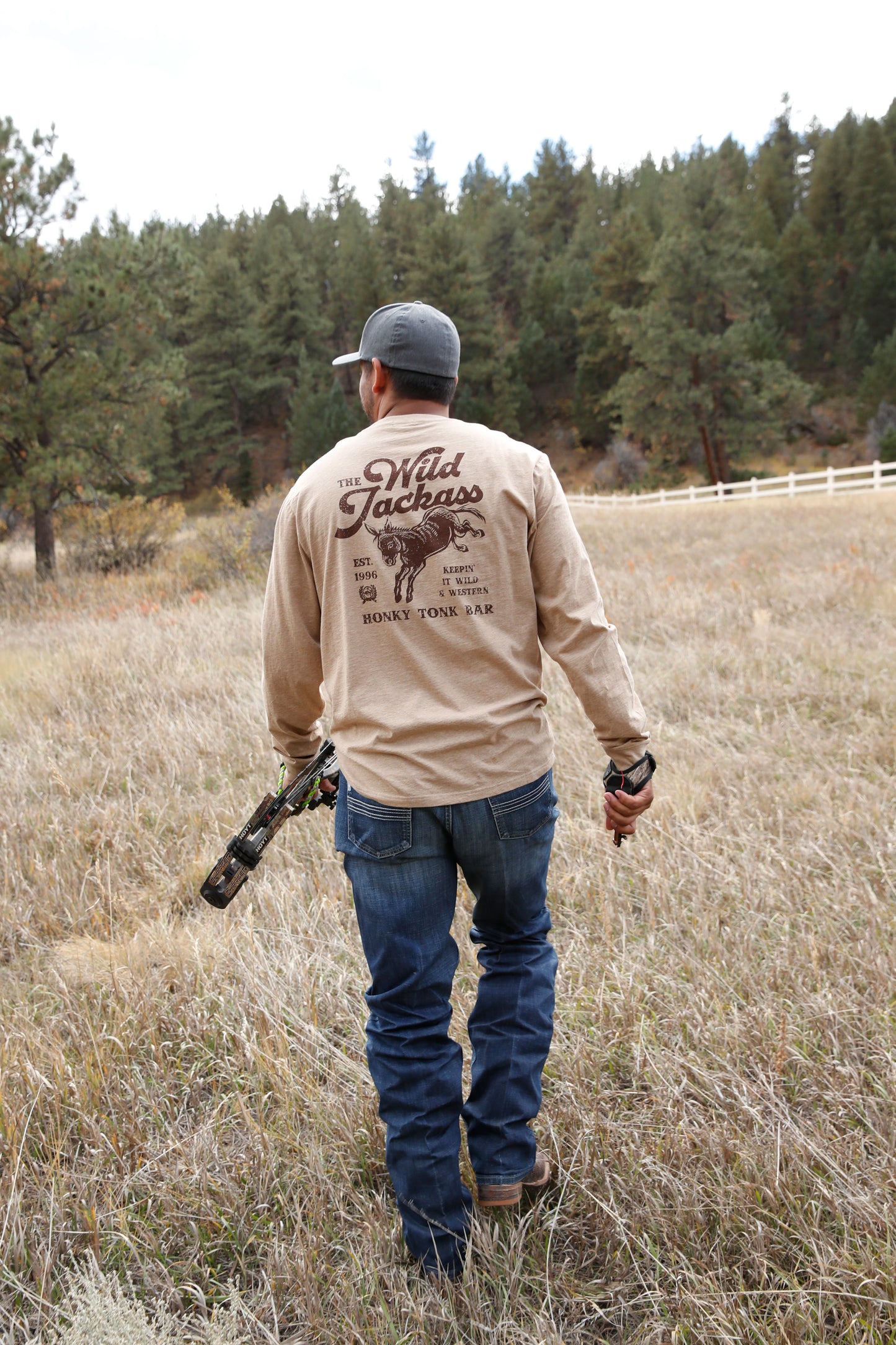 Men's "Wild Jackass" Long Sleeve Tee