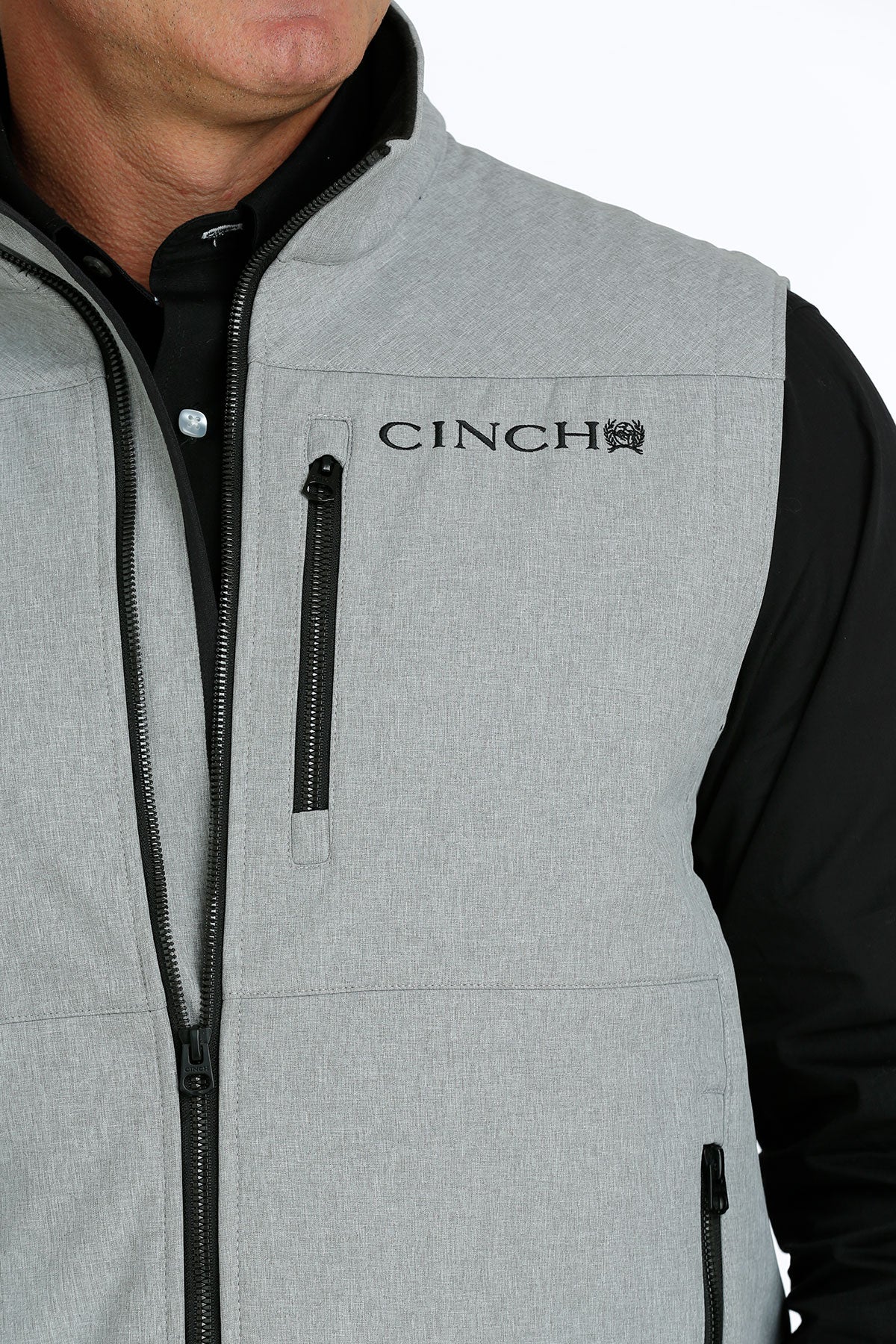 Men's Cinch Bonded Vest in Grey