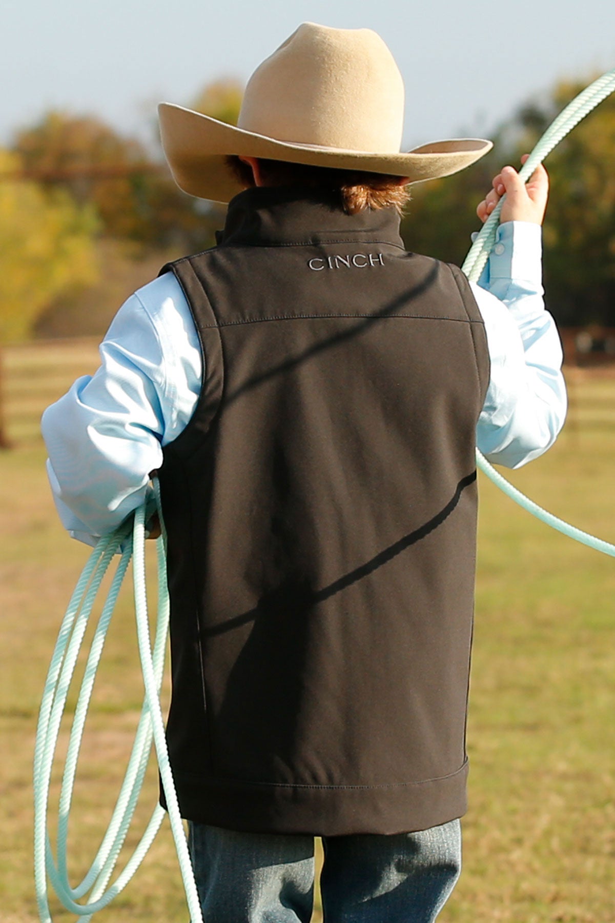 Boy's Black Bonded Vest