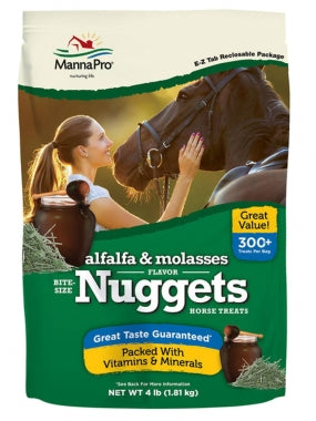 Manna Pro Alfalfa & Molasses Nuggets 4 LB