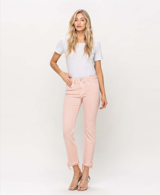 Melissa Mid-Rise Stretch Straight