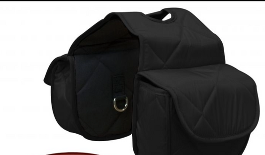 Insulated black horn bag