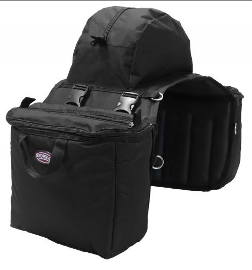 Heavy nylon cooler saddle bag