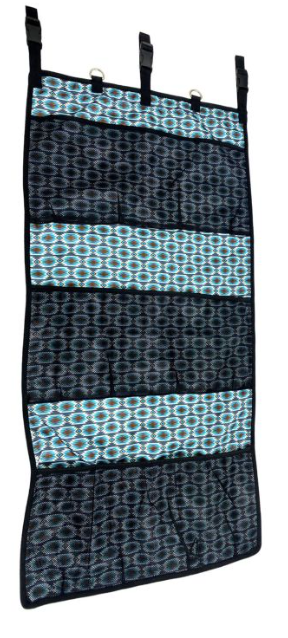 Gray Blue Aztec Hanging Trailer Organizer