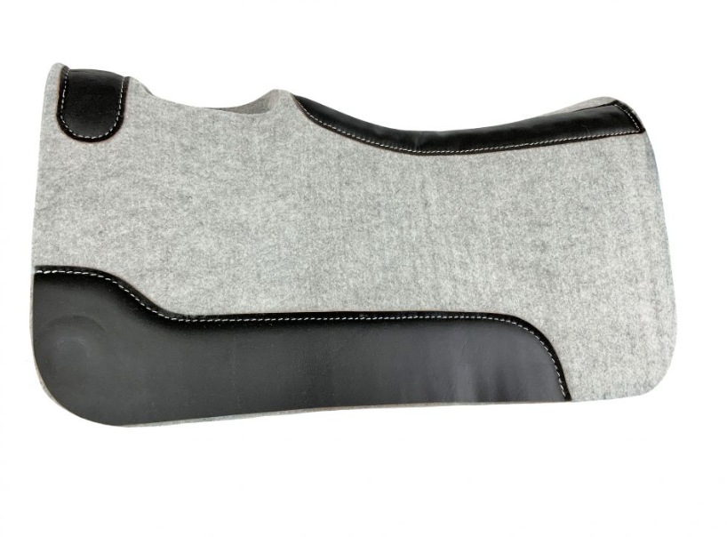 24" x 24" Gray Felt Pony Size Saddle Pad