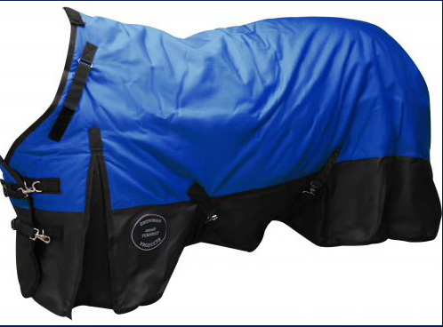 Waterproof and Breathable Showman ® Perfect Fit 1200 Denier Turnout Blanket