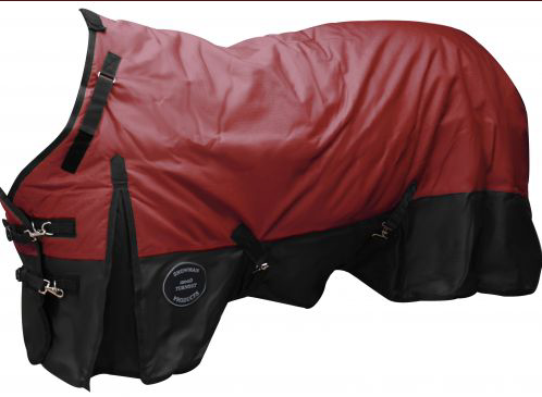 Waterproof and Breathable Showman ® Perfect Fit 1200 Denier Turnout Blanket