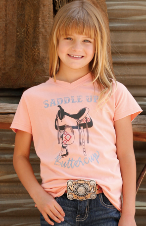 "Saddle Up Buttercup" Cruel Girls Tee