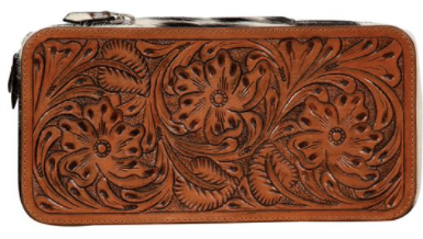 Tilly Bluff Rectangle Hair-on Hide Jewelry Box