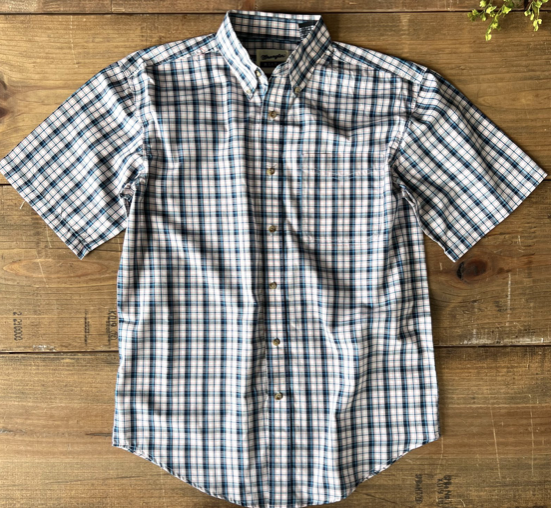 Riata Short Sleeve Plaid Shirt from Wrangler