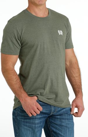 Forest Green Short Sleeve Mens Tee