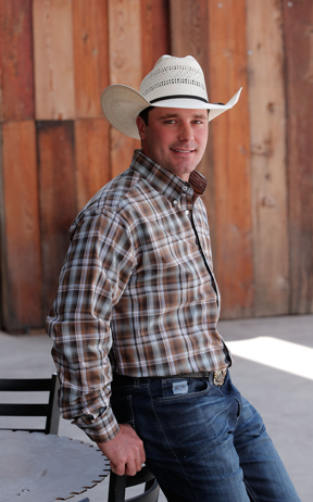 Men's Cinch Multi Colored Plaid Button Up