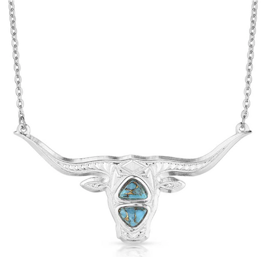 The Longhorn Turquoise Necklace