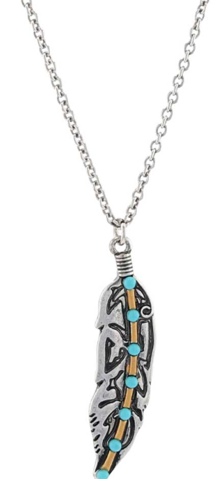 Turquoise Takeoff Attitude Necklace