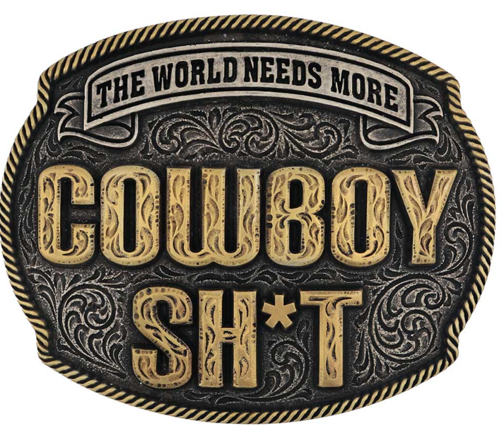 Cowboy Maverick Attitude Buckle