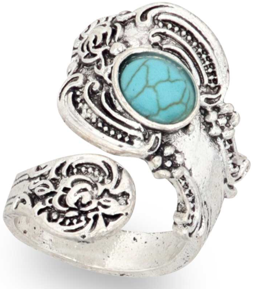 Montana Silver-Treasured Turquoise Attitude Ring