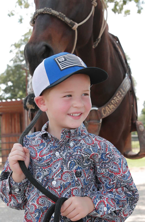 Boys Cinch Royal Blue Trucker Cap