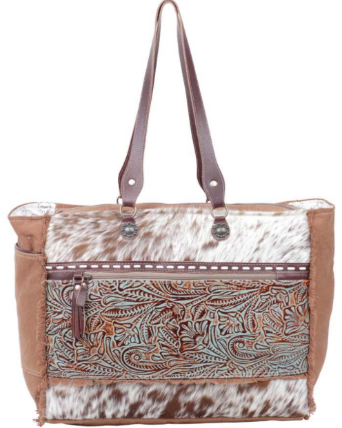 Juniper Canvas And Hairon Bag